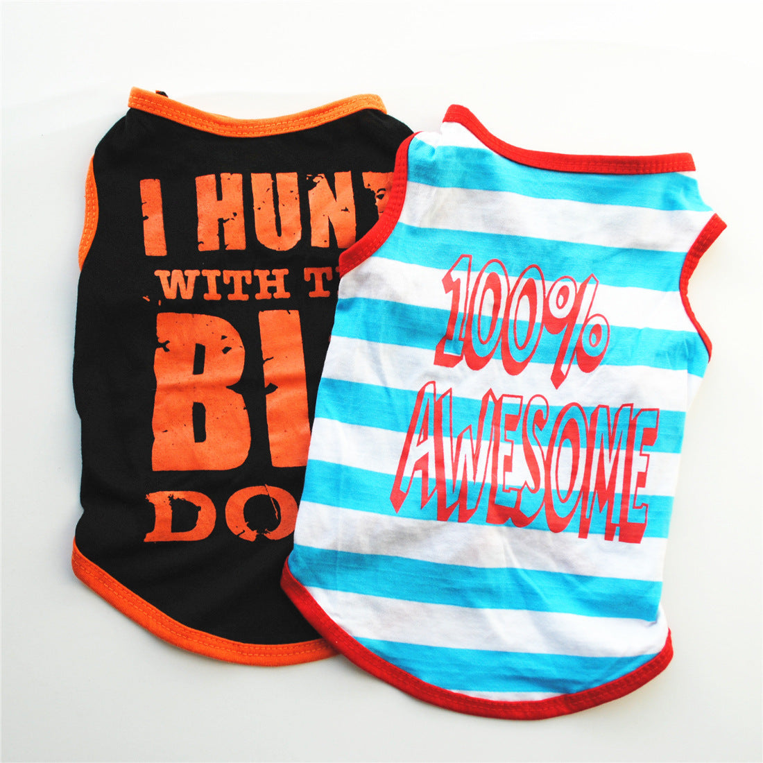 HKM-902291 Lightweight Cotton Dog Vest for Summer Wear - Casual Pet Clothing
