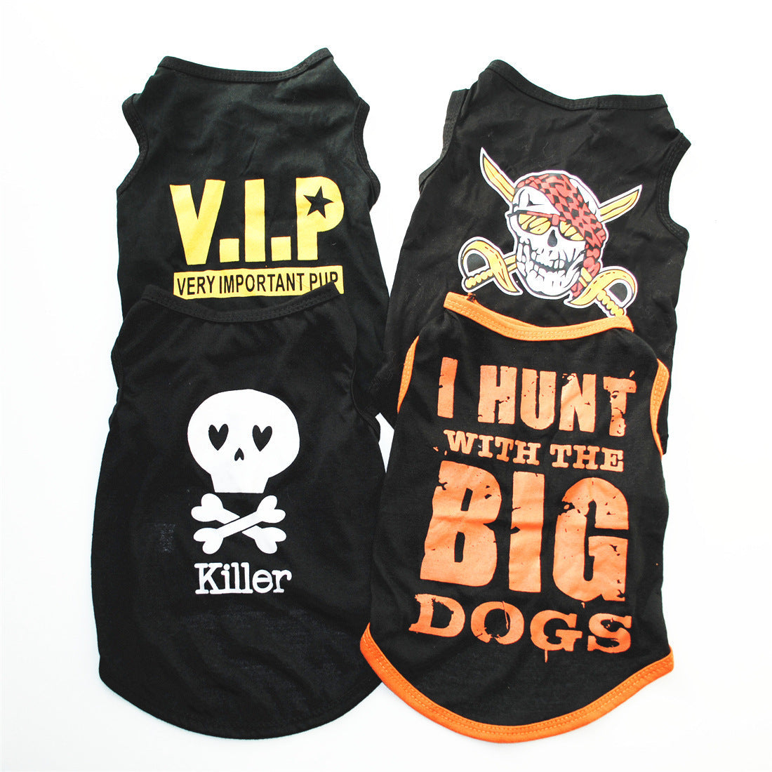 HKM-902291 Lightweight Cotton Dog Vest for Summer Wear - Casual Pet Clothing