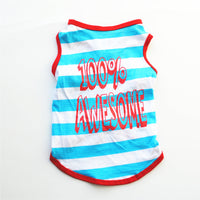 HKM-902291 Lightweight Cotton Dog Vest for Summer Wear - Casual Pet Clothing