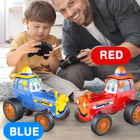 HKM-902291 Remote Control Stunt Jumping Car with Music and Lights - Electric Toy for Ages 2 and Up