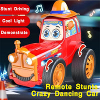 HKM-902291 Remote Control Stunt Jumping Car with Music and Lights - Electric Toy for Ages 2 and Up
