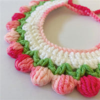 HKM-902355 Wool Woven Pet Collar in Gradient Colors - Simple & Stylish Design