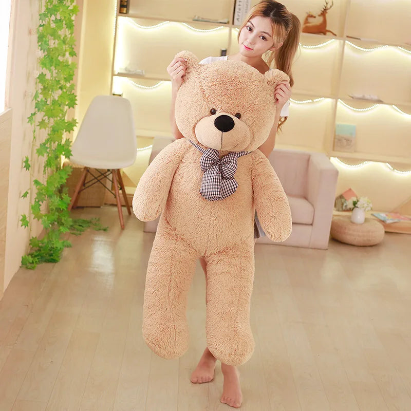 KTX-902483 Giant Plush American Teddy Bear Stuffed Toy, 31cm-50cm, Soft Short Plush, Great for All Ages