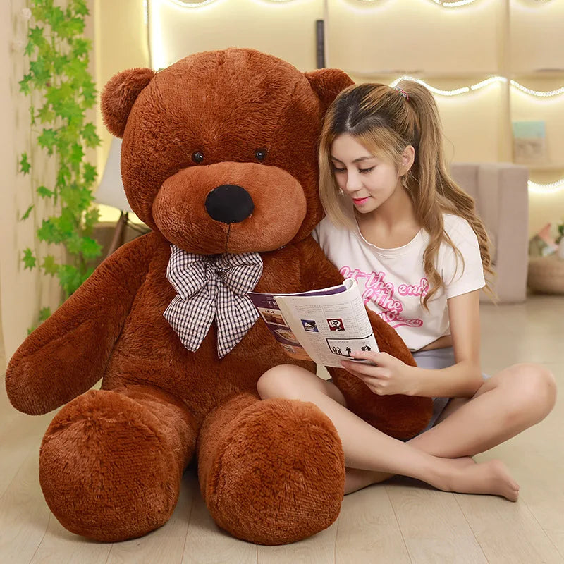 KTX-902483 Giant Plush American Teddy Bear Stuffed Toy, 31cm-50cm, Soft Short Plush, Great for All Ages