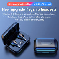 HKM-902547 Binaural Wireless Active Noise Reduction Sports Headphones with Bluetooth 5.0