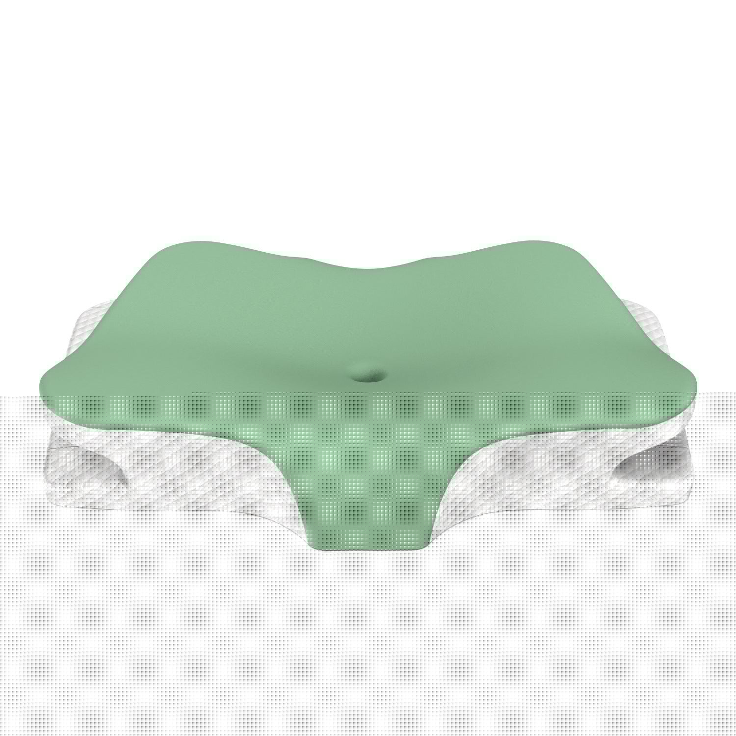 HKM-902611 Cervical Support Memory Foam Pillow - Black and Gray, Non-Collapsing Design for Adults and Seniors