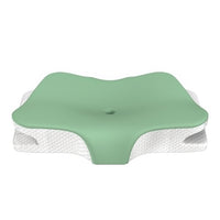 HKM-902611 Cervical Support Memory Foam Pillow - Black and Gray, Non-Collapsing Design for Adults and Seniors