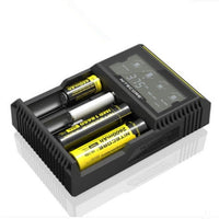 HKM-902675 Nitecore D4 Lithium-ion Battery Charger for 18650, 14500, 16340, 26650 with LCD Display and Intelligent Circuitry