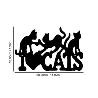 HKM-902739 Abstract Animal Wall Art Decoration for Indoor Spaces - Multi-Style Iron Design