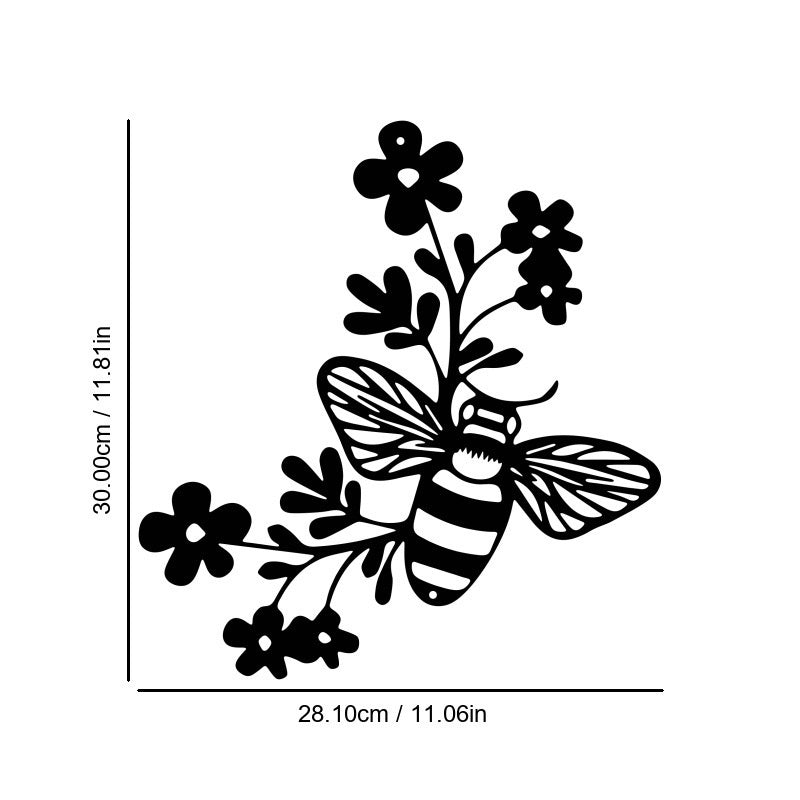 HKM-902739 Abstract Animal Wall Art Decoration for Indoor Spaces - Multi-Style Iron Design
