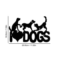 HKM-902739 Abstract Animal Wall Art Decoration for Indoor Spaces - Multi-Style Iron Design
