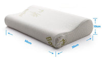 HKM-902931 Bamboo Fiber Slow Rebound Memory Foam Neck Pillow for Adults