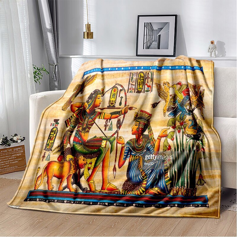 HKM-903123 3D Digital Printed Flannel Blanket with Cute Cartoon Animal Design for Autumn and Winter