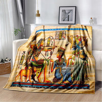 HKM-903123 3D Digital Printed Flannel Blanket with Cute Cartoon Animal Design for Autumn and Winter
