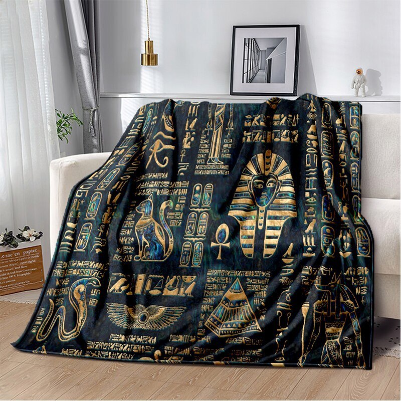 HKM-903123 3D Digital Printed Flannel Blanket with Cute Cartoon Animal Design for Autumn and Winter