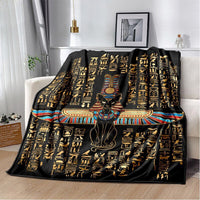 HKM-903123 3D Digital Printed Flannel Blanket with Cute Cartoon Animal Design for Autumn and Winter