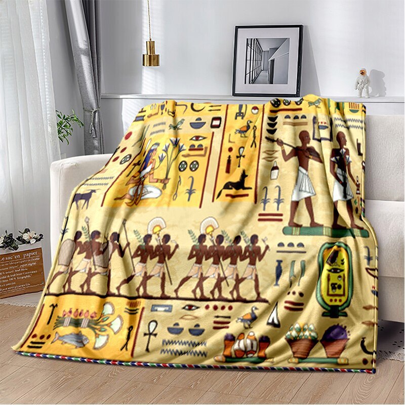 HKM-903123 3D Digital Printed Flannel Blanket with Cute Cartoon Animal Design for Autumn and Winter