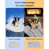 HKM-903187 Pet Ice Mat Summer Dog Cat Cool Pad Mattress Heatstroke Prevention Cooling Pet Cold And Warm Dual-purpose Pad