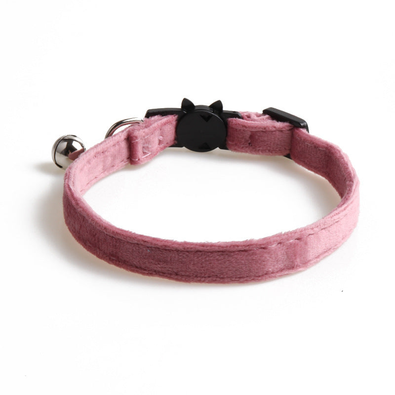 HKM-903315 Velvet Bowknot Dog Collar - Adjustable, Available in Multiple Colors