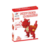 HKM-903379 3D Dinosaur EVA Building Block Puzzle - Educational DIY Toy for Kids Ages 3+