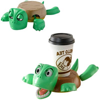 HKM-903443 3D Animated Turtle Coaster Drink Holder with Fun Expressions for All Ages
