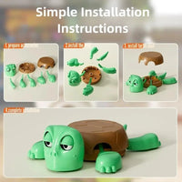 HKM-903443 3D Animated Turtle Coaster Drink Holder with Fun Expressions for All Ages