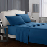 HKM-903571 Soft and Comfortable Four-Piece Bed Sheet Set in Multiple Sizes