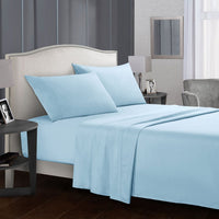 HKM-903571 Soft and Comfortable Four-Piece Bed Sheet Set in Multiple Sizes
