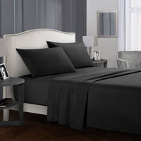 HKM-903571 Soft and Comfortable Four-Piece Bed Sheet Set in Multiple Sizes