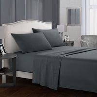 HKM-903571 Soft and Comfortable Four-Piece Bed Sheet Set in Multiple Sizes