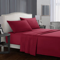 HKM-903571 Soft and Comfortable Four-Piece Bed Sheet Set in Multiple Sizes