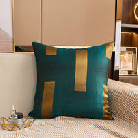 HKM-903635 Geometric Pattern Jacquard Square Cushion Cover in Multiple Colors