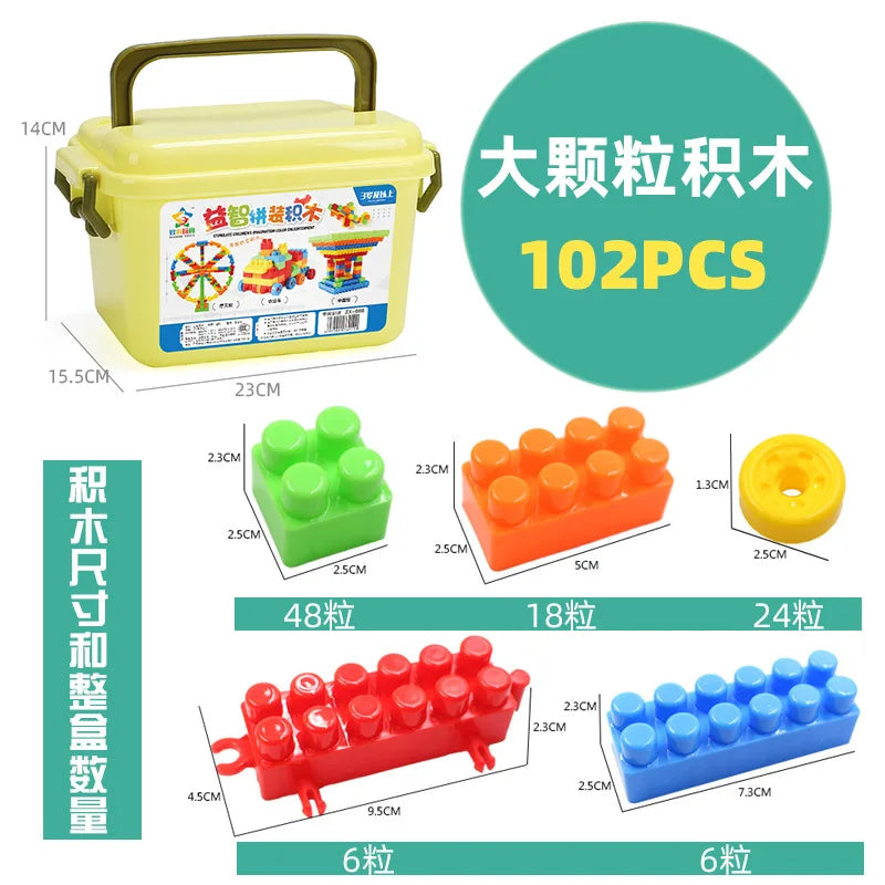 KTX-903635 Kids Large Particle Building Blocks Set for Creative DIY Play and Learning