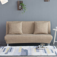 HKM-903699 Linen Sofa Cover for Armrest-Free Designs, Protects and Enhances Furniture