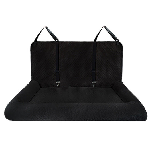 HKM-903827 Removable and Washable Gray Car Pet Pad Kennel with High-Density Sponge Filler (120CM x 50CM x 50CM)