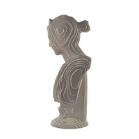 HKM-903891 Modern Light Luxury Female Character Art Sculpture – European Style Resin Ornament