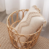 HKM-904083 Hand-Woven Cotton Bohemian Pillow Cushion in Various Sizes and Colors