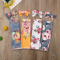 HKM-904275 Floral Baby Blanket & Wrap Towel for Summer, Soft Polyester in White, Yellow, Gray
