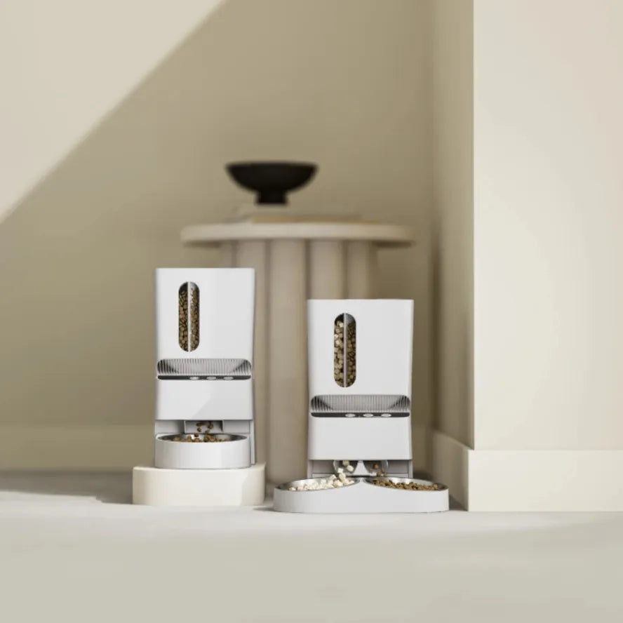 KTX-904403 Automatic Dual Bowl Smart Feeder for Dogs with Slow Feeding Function