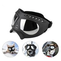 HKM-904467 Comfortable Waterproof Pet Goggles for German Shepherds - Soft Frame Sunglasses for Dogs