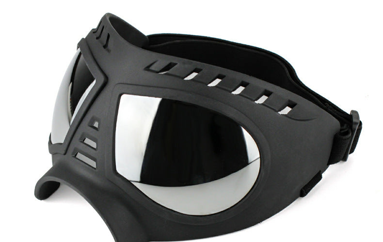 HKM-904467 Comfortable Waterproof Pet Goggles for German Shepherds - Soft Frame Sunglasses for Dogs