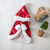 HKM-904467 Pet Cloak for Cats – Little Red Riding Hood Cape in Red and Green, Available in S, M, L Sizes