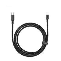 HKM-904531 Fast Charging Type-C to Lightning Cable, 1m Length, Single Connector, Available in Black/Gray and Red