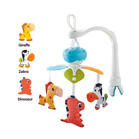 HKM-904595 Musical Hanging Rattle Mobile Toy for Crib - Baby Animal Bed Bell with Soft Melody