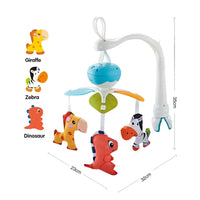 HKM-904595 Musical Hanging Rattle Mobile Toy for Crib - Baby Animal Bed Bell with Soft Melody