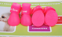 HKM-904659 Soft Non-Slip Silicone Rain Boots for Pets - Comfortable and Wear-Resistant in Various Colors
