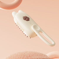 HKM-904723 Electric Spray Comb for Pets - Rotating Hair Brush for Cats and Dogs, Wash-Free Essence, Available in Pink and Milky White