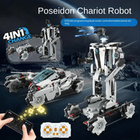 HKM-904787 5-in-1 Remote Control Robot Building Kit - APP Programmable STEM Toy for Ages 5 and Up