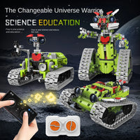 HKM-904787 5-in-1 Remote Control Robot Building Kit - APP Programmable STEM Toy for Ages 5 and Up