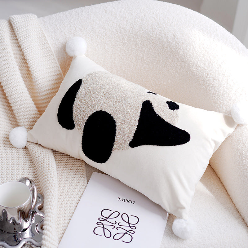 HKM-904851 Cute Panda Children's Pillow Set with Nordic Minimalist Design - Variety of Sizes Available
